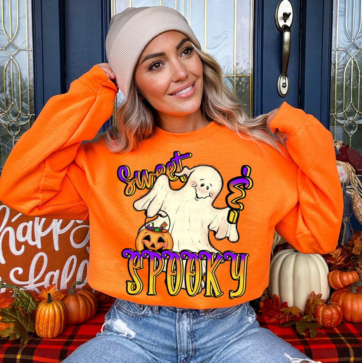 Sweet & spooky ghost 36426 DTF transfer