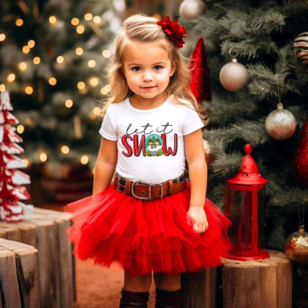 Let it snow (with snowglobe) 16741 DTF Transfer