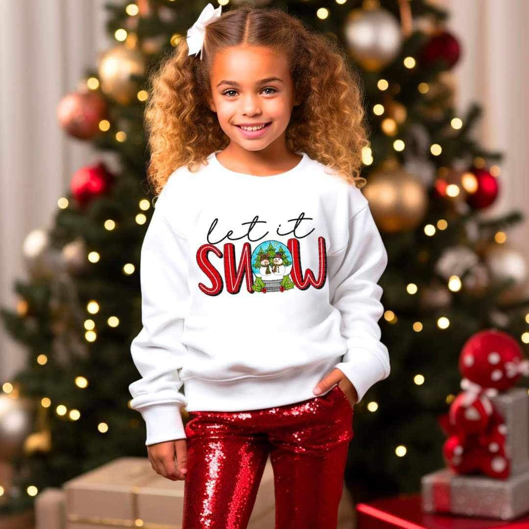 Let it snow (with snowglobe) 16741 DTF Transfer