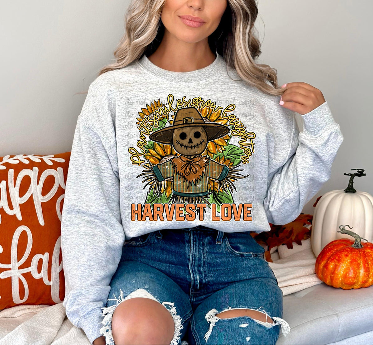 Plant smiles, grow laughter, harvest love 36378 DTF transfer