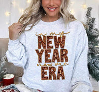 In my new year new me era sequin faux 16745 DTF Transfer