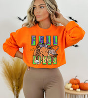 Fall vibes block letters and pumpkin 36377 DTF transfer