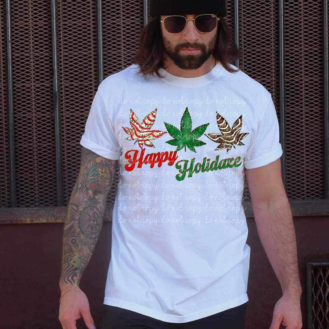 Happy holidaze MMD 16760 DTF Transfer
