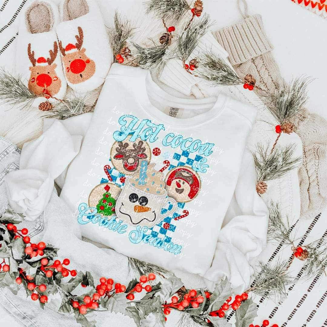 Hot cocoa cookie season MMD 16756 DTF Transfer