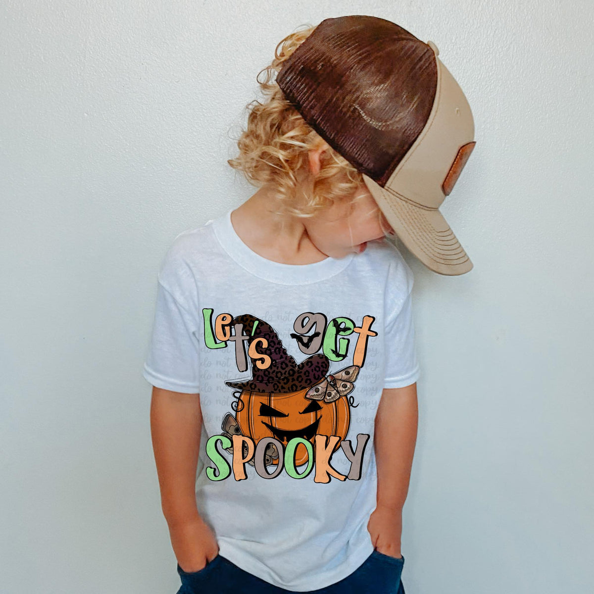 Let’s get spooky pumpkin 36420 DTF transfer