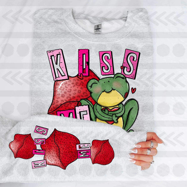 Kiss me (lips and frog) FRONG ONLY 16787 DTF Transfer