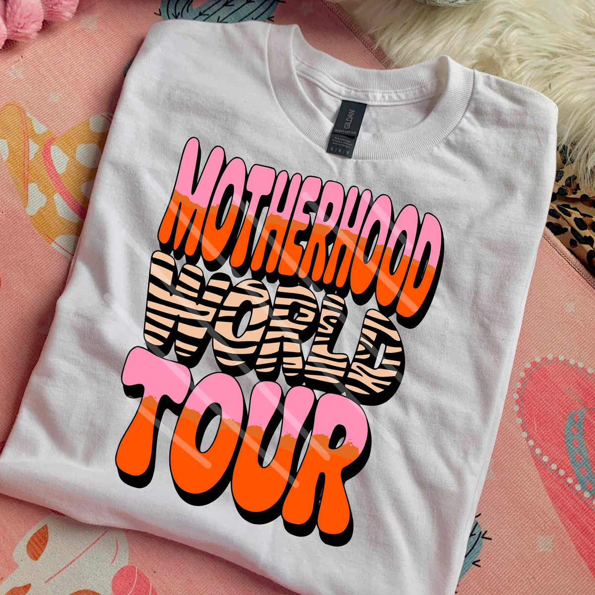 Motherhood World Tour zebra (saved) 110425 DTF transfer