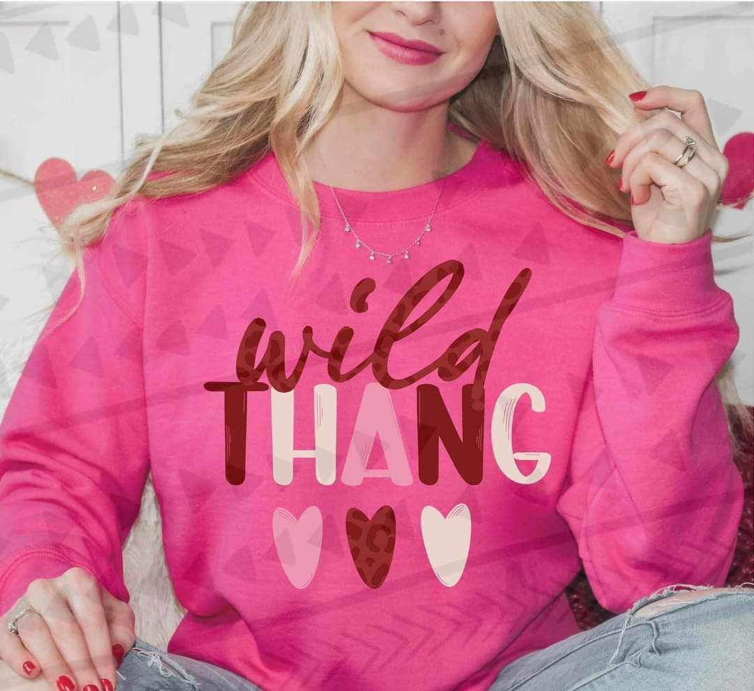 Wild thang (pink and red) 16814 DTF Transfer