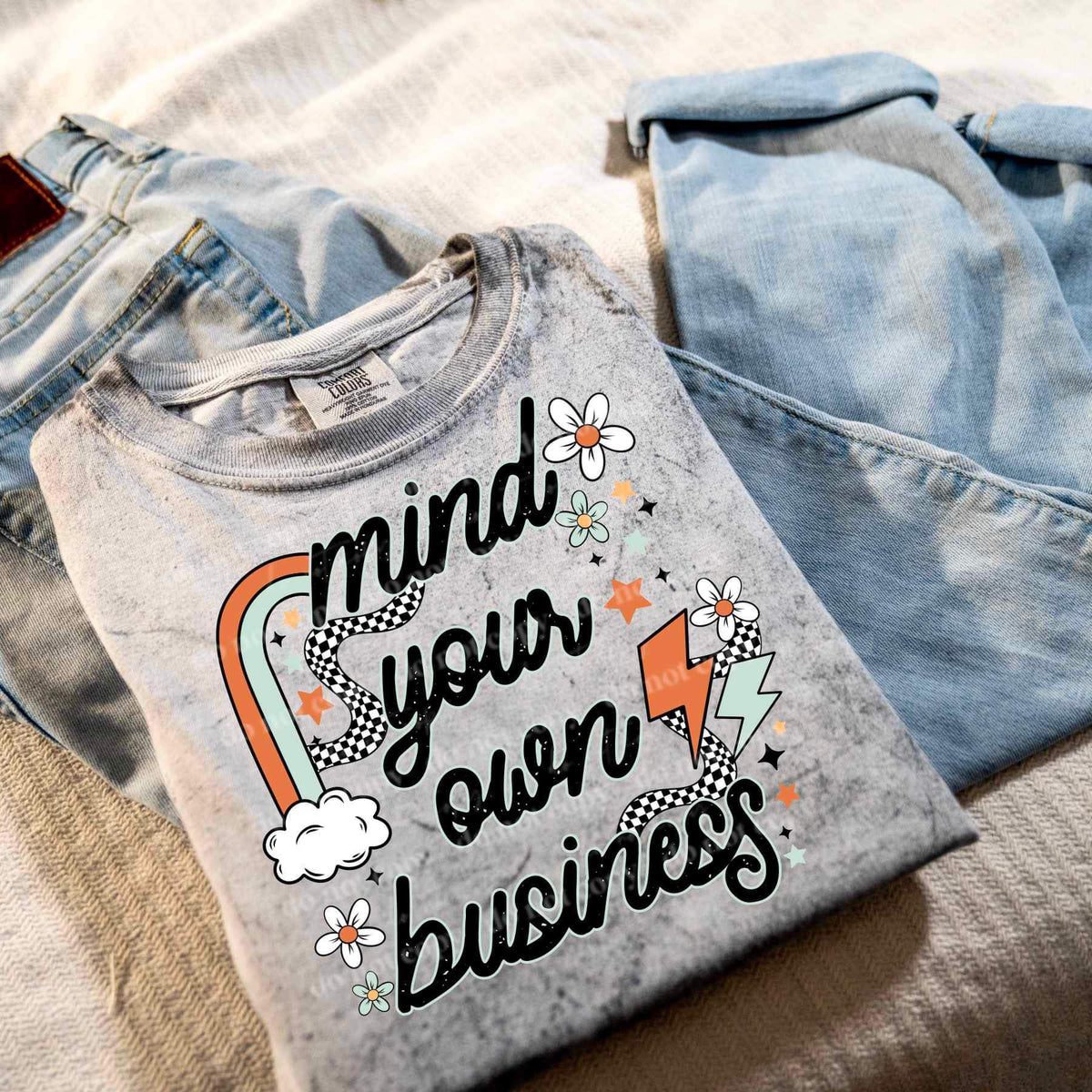 Mind your own business (CSC) 26453 DTF transfer