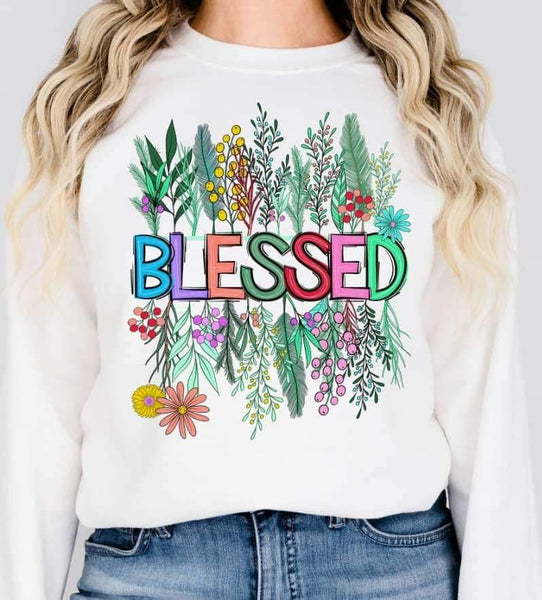 Blessed florals 16815 DTF Transfer