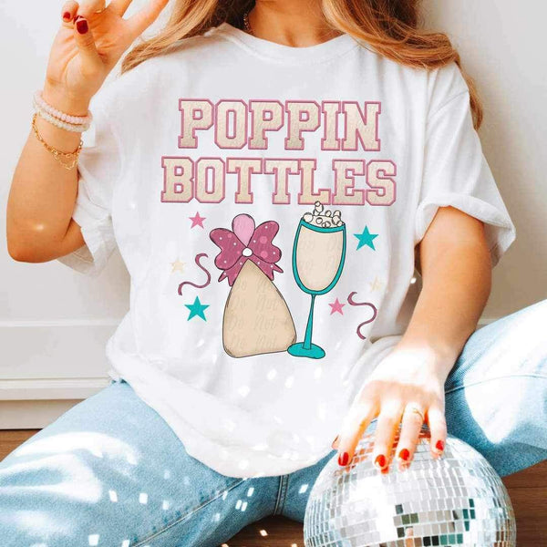 Poppin bottles champagne (VIRGO) 16847 DTF Transfer