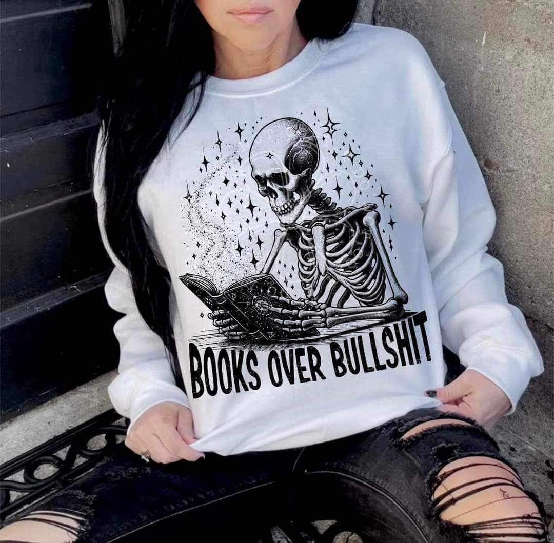 Books over bullshit skellie (LYTTLE) 26499 DTF transfer