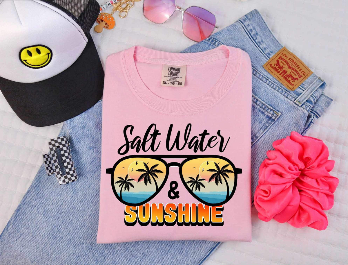 Salt water & sunshine shades 26504 DTF transfer