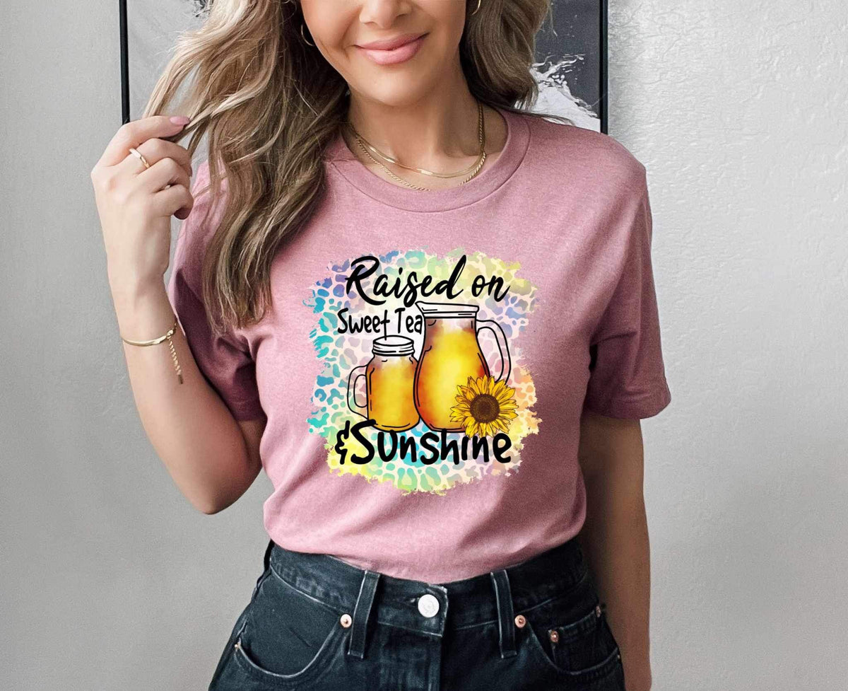 Raised on sweet tea & sunshine 26512 DTF transfer