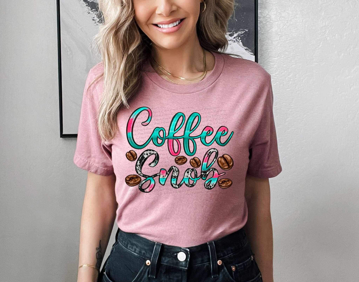 Coffee snob western 26646 DTF transfer