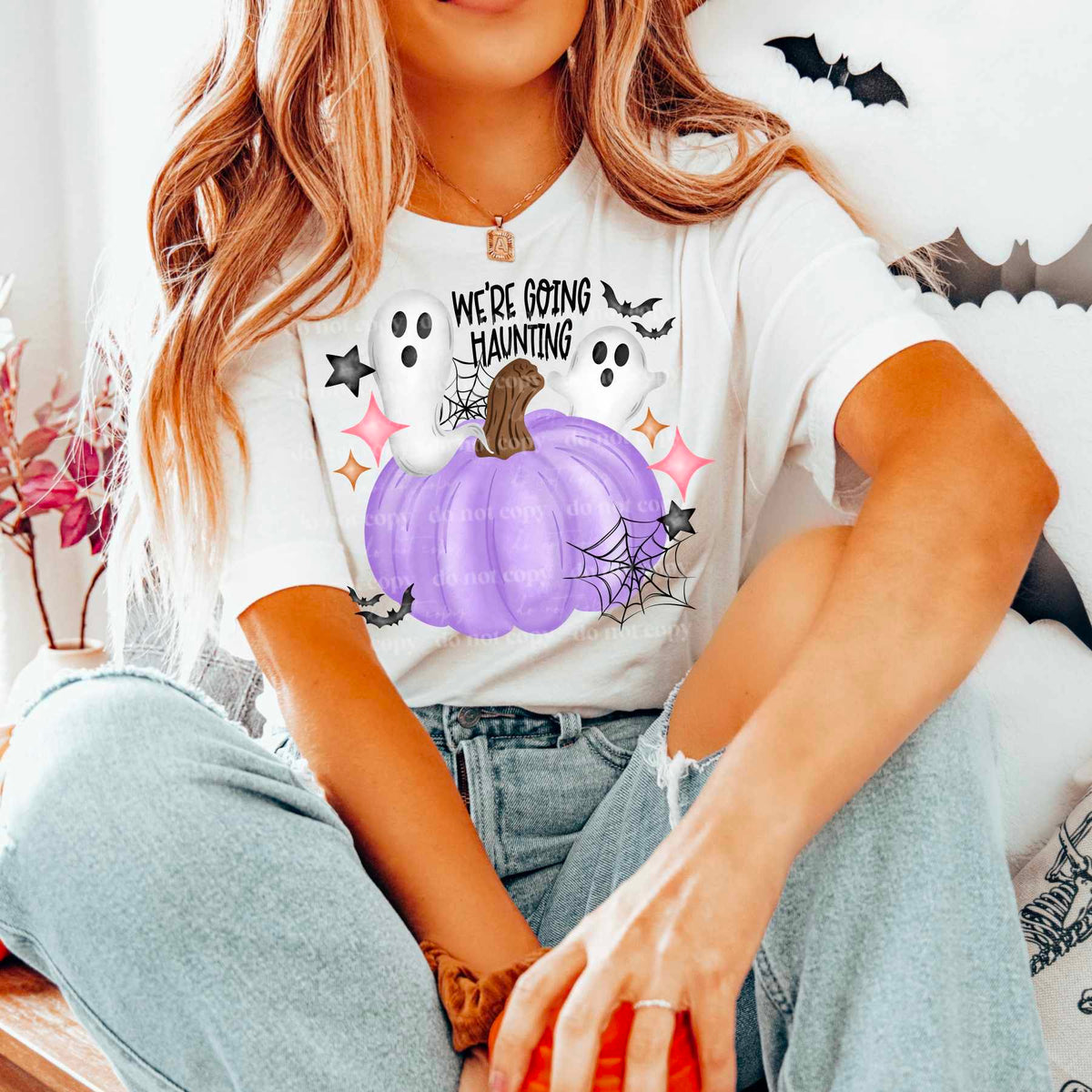 We’re going haunting purple pumpkin (CSC) 36626 DTF transfer