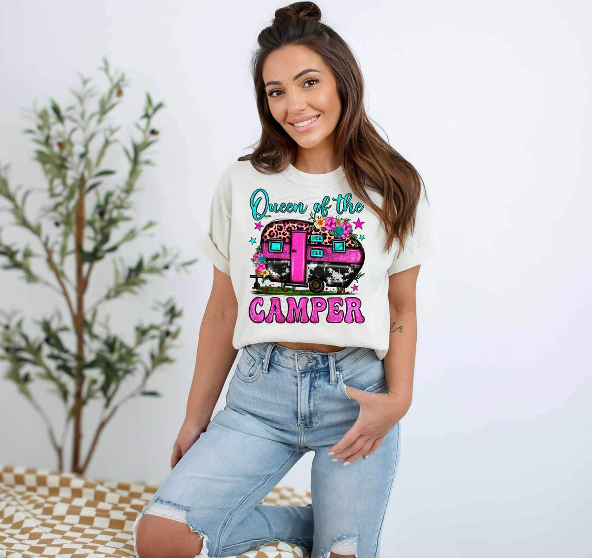 Queen of the camper 26627 DTF transfer