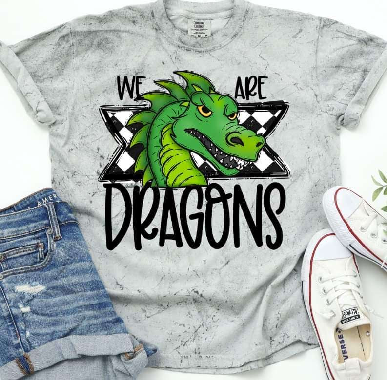 We are dragons GREEN 36690 DTF transfer