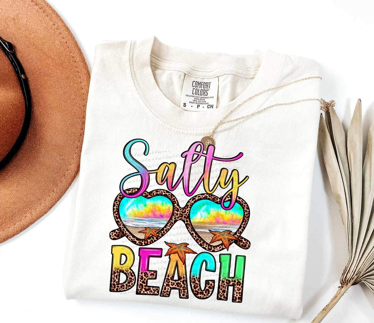 Salty beach glasses 26625 DTF transfer