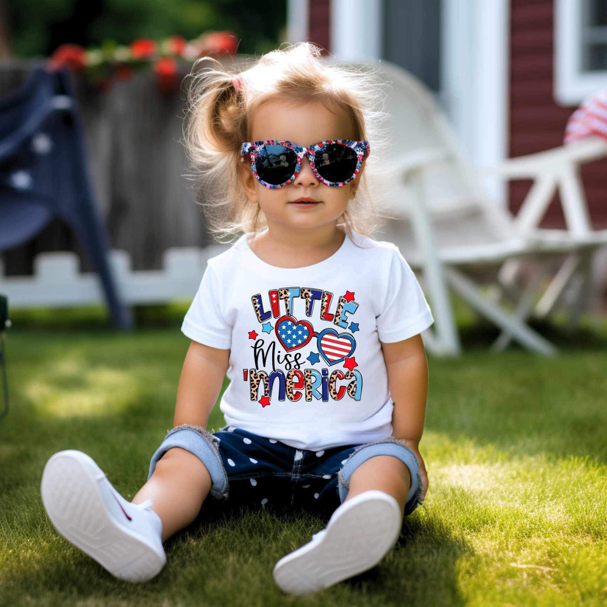 Little miss merica 26592 DTF transfer