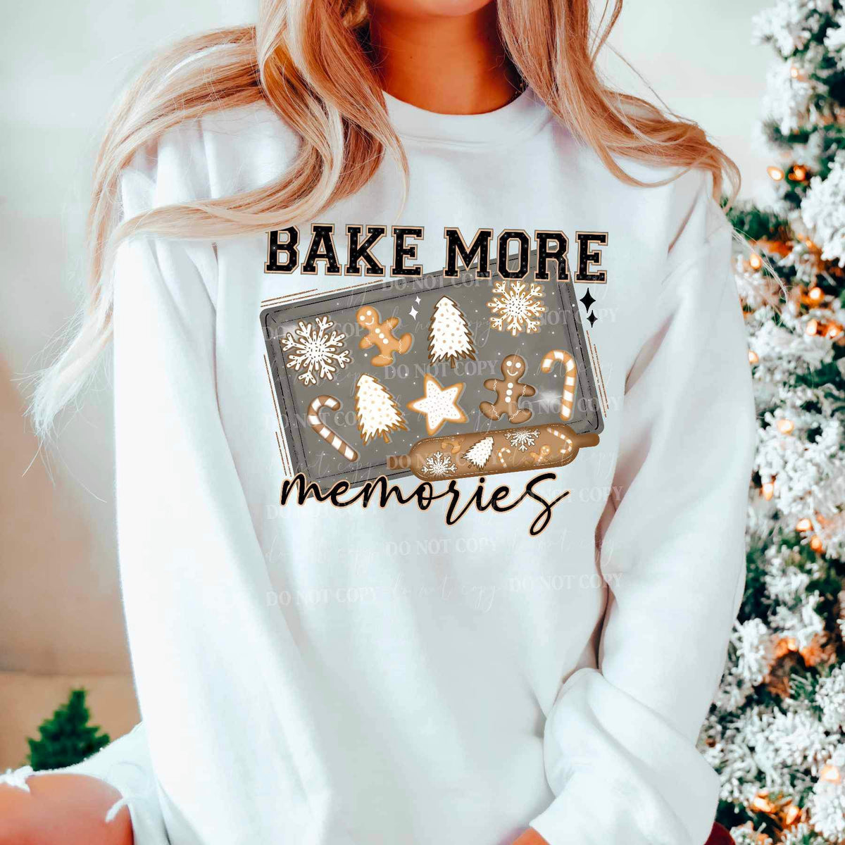 Bake more memories (pan with cookies) 16977 DTF Transfer