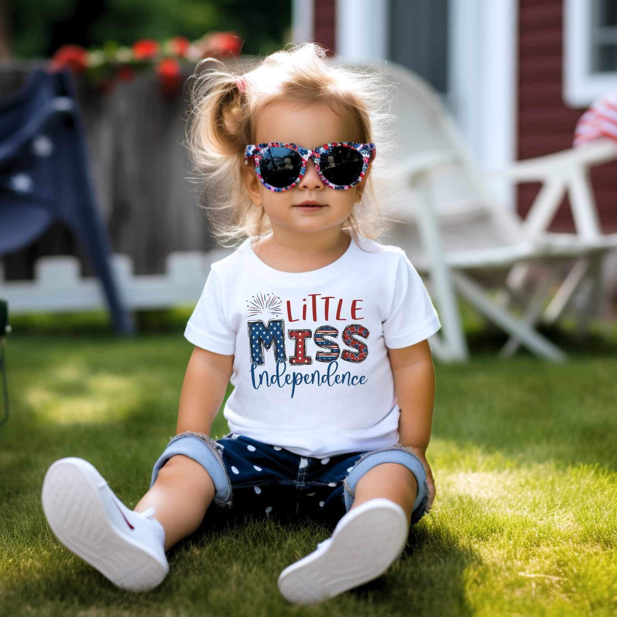 Little miss independence 26591 DTF transfer