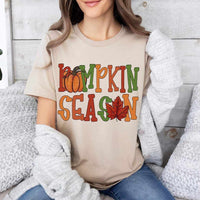 Pumpkin season leaf and pumpkin 36694 DTF transfer