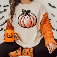 Embroidered pumpkin 36696 DTF transfer