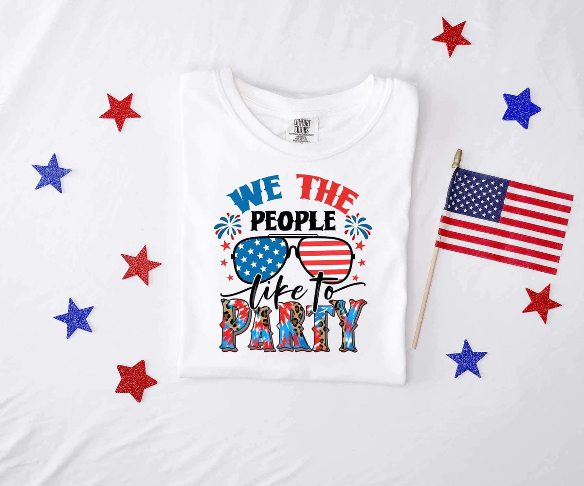 We the people like to party 26584 DTF transfer