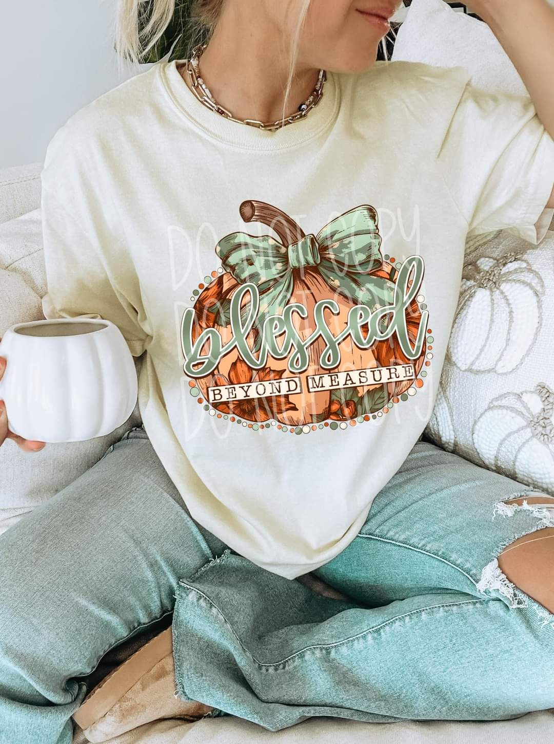 Blessed beyond measure pumpkin 36707 DTF transfer