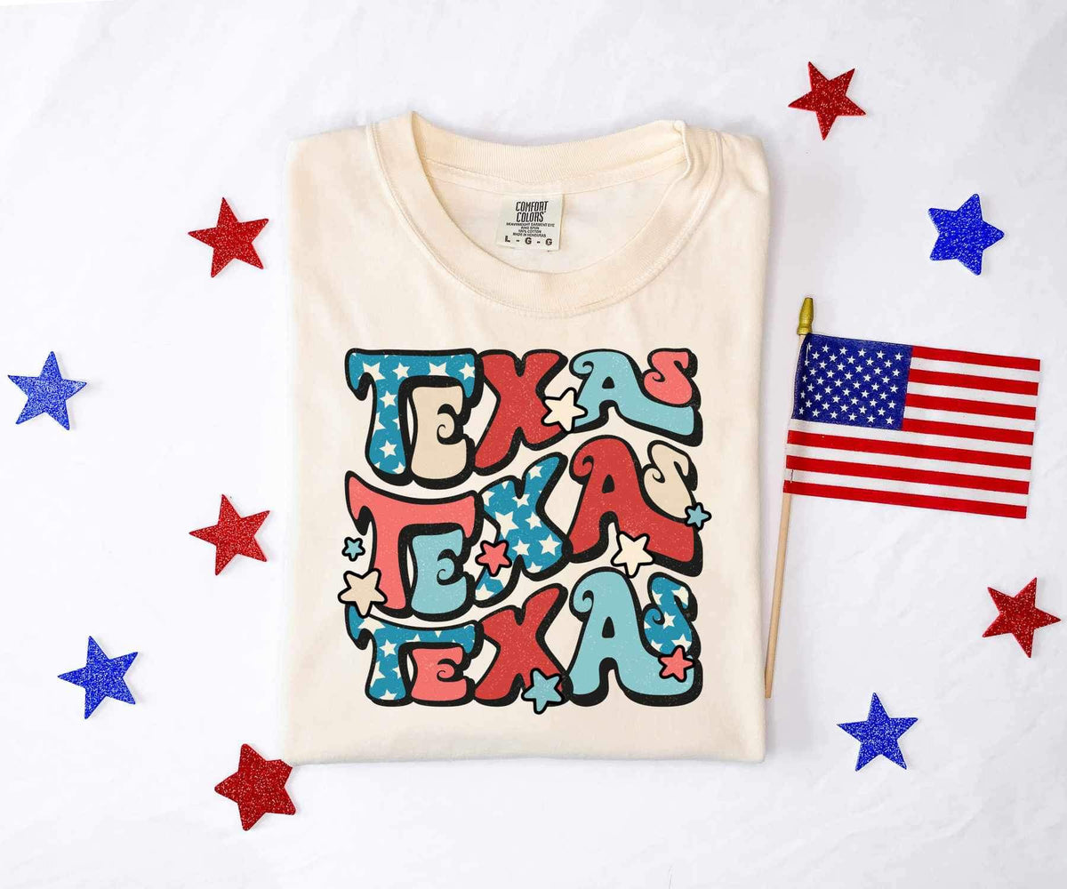 Texas stacked 26571 DTF transfer