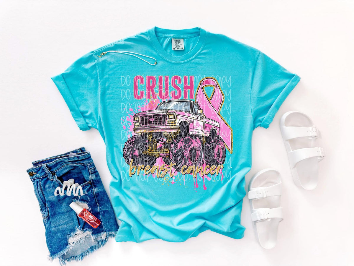 Crush Cancer DTF transfer