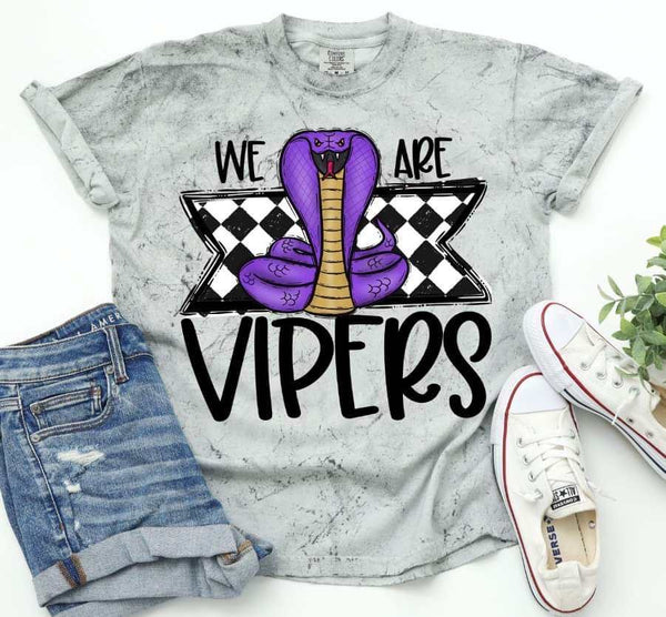 We are vipers PURPLE 36746 DTF transfer