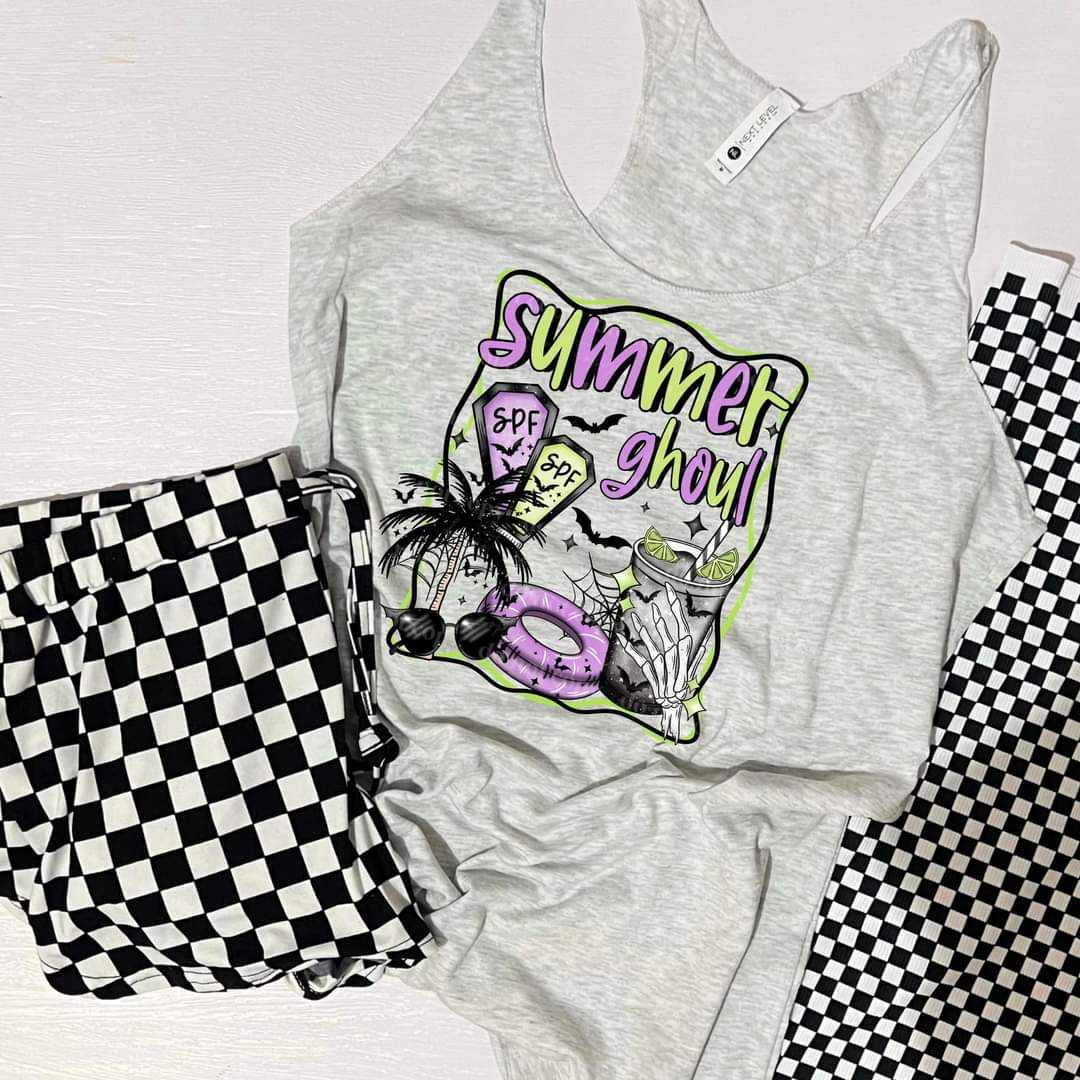 Summer ghoul purple and green (CSC) 36751 DTF transfer