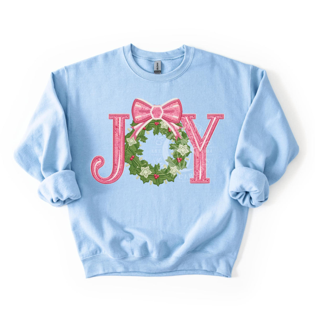 Joy with wreath (CSG) DTF transfer