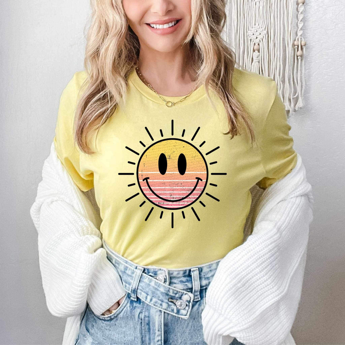 Smiley sun 26685 DTF transfer