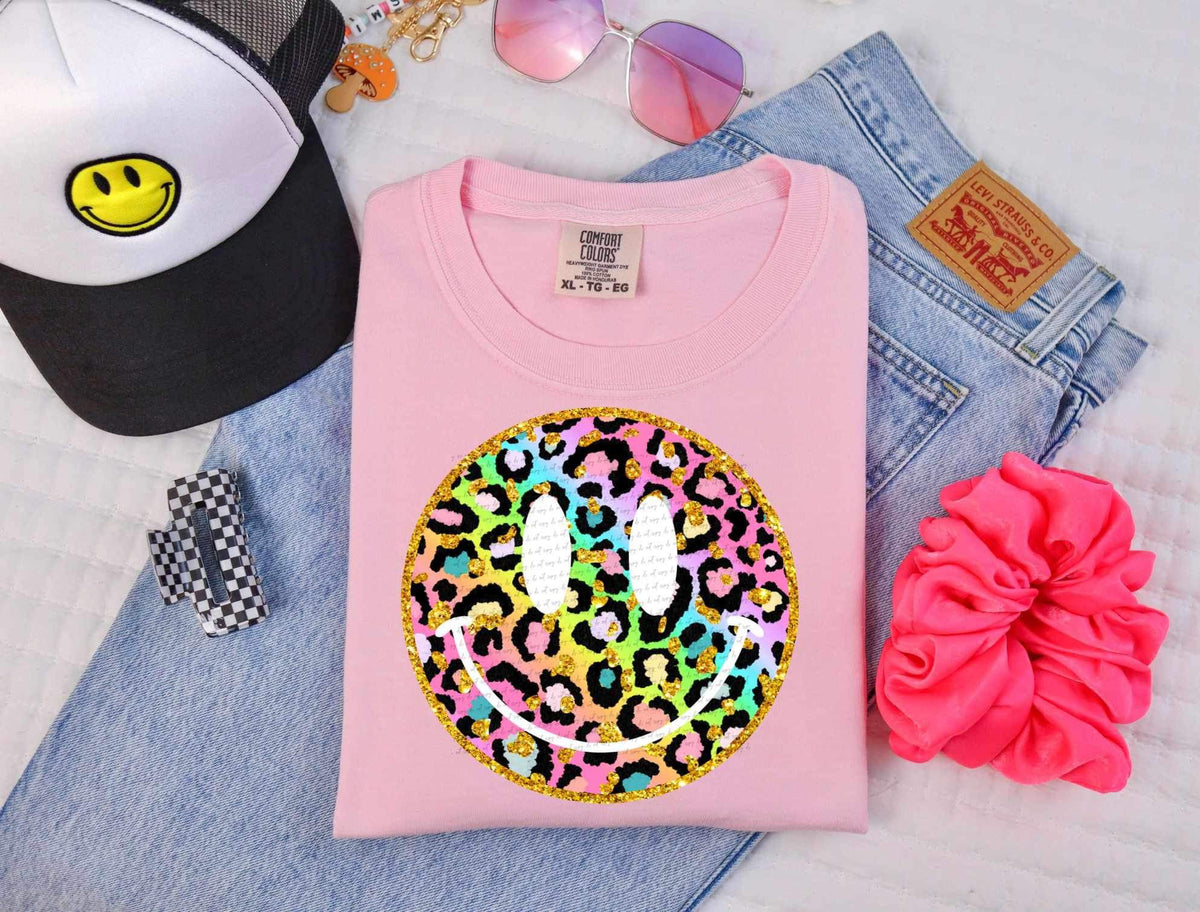 LF smiley face 26684 DTF transfer