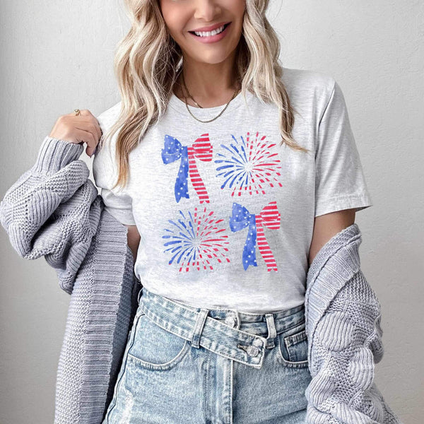Patriotic bows and fireworks 26700 DTF transfer