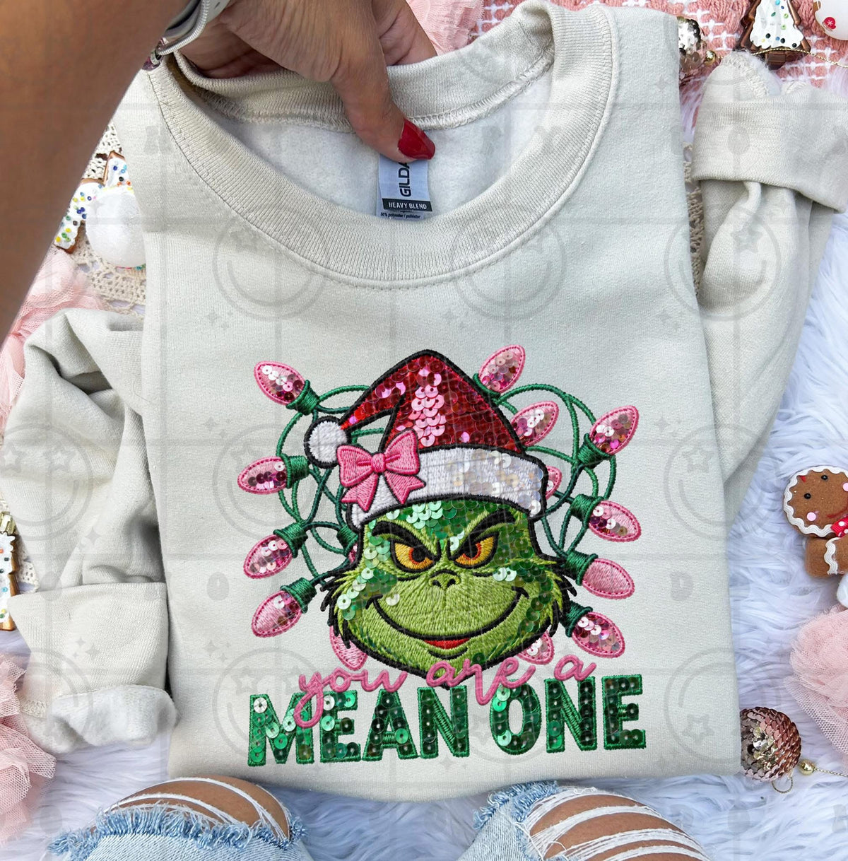 Mean One Faux Sequin (HW) DTF transfer