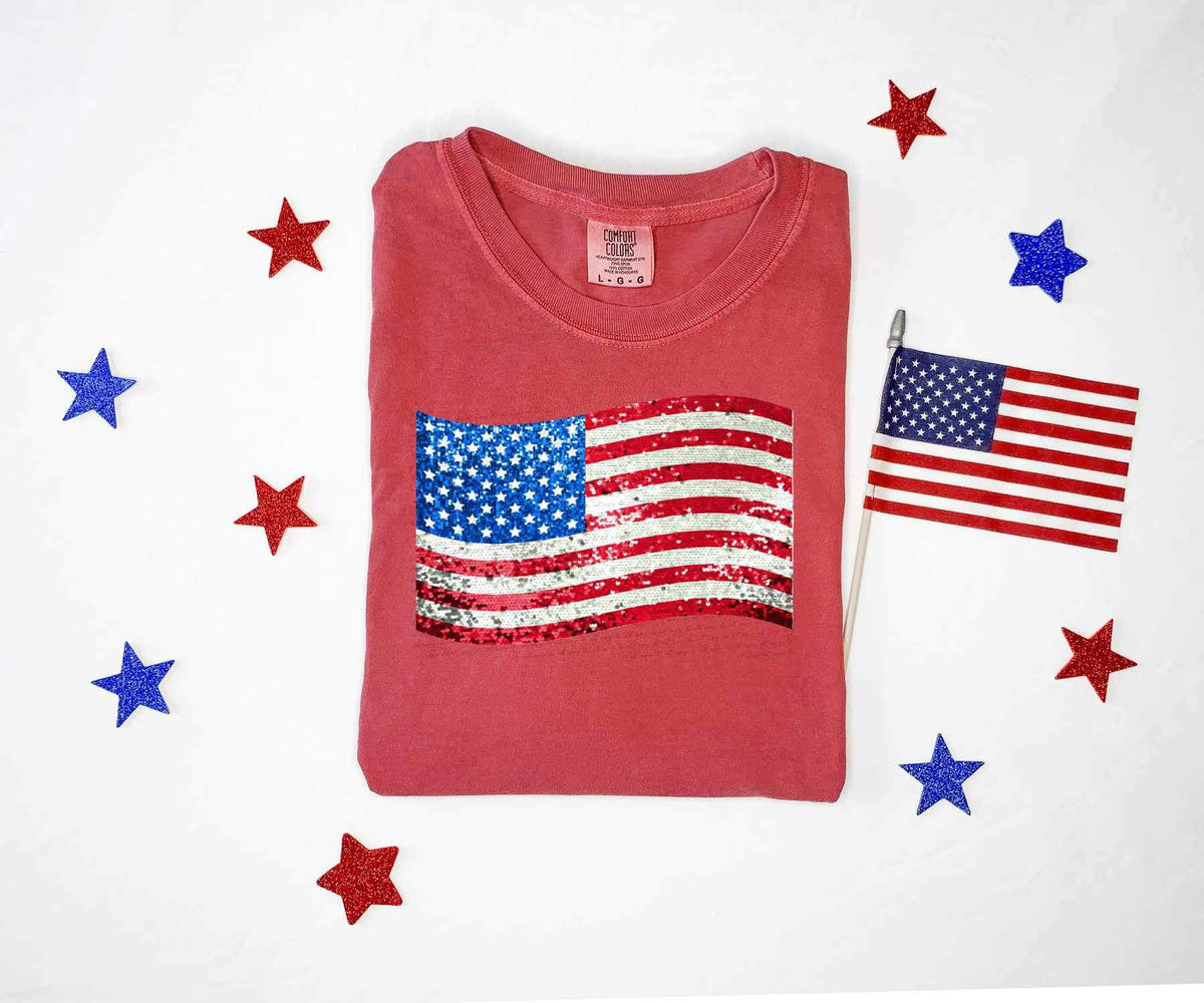 Sequin flag 26701 DTF transfer