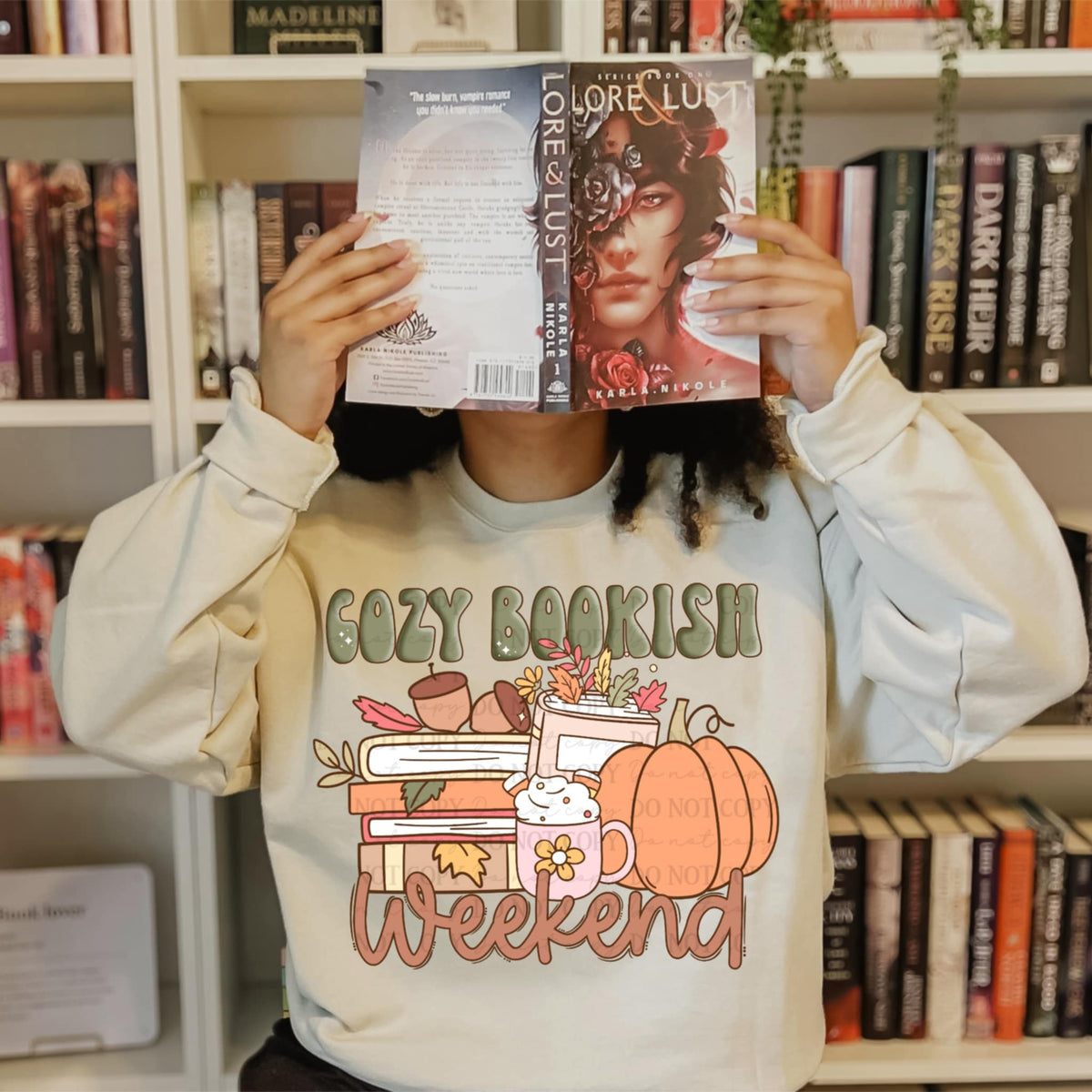 Cozy Bookish Weekend ABD DTF transfer