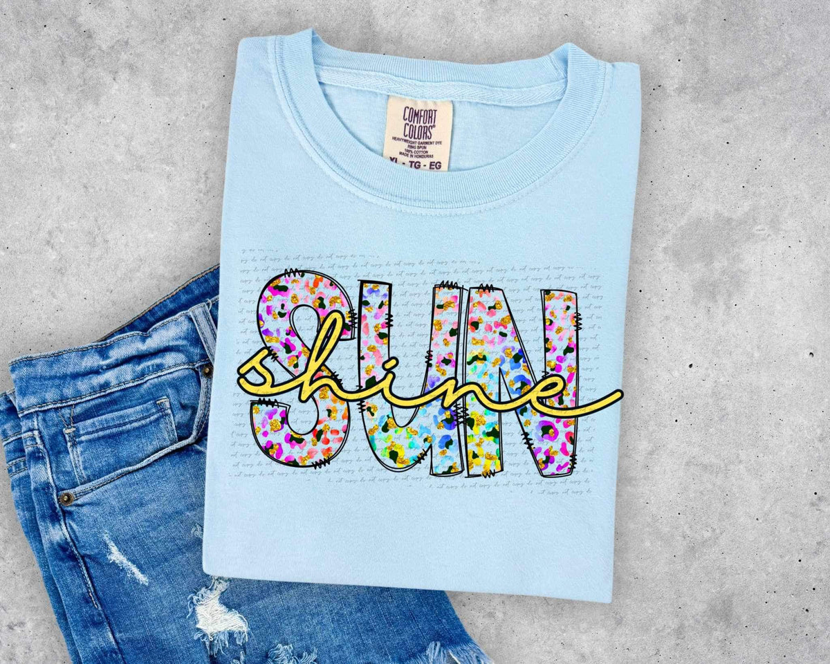Sunshine colorful leopard 26677 DTF transfer