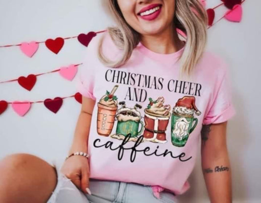 Christmas cheer and caffeine (LYTTLE) 73043 DTF transfer