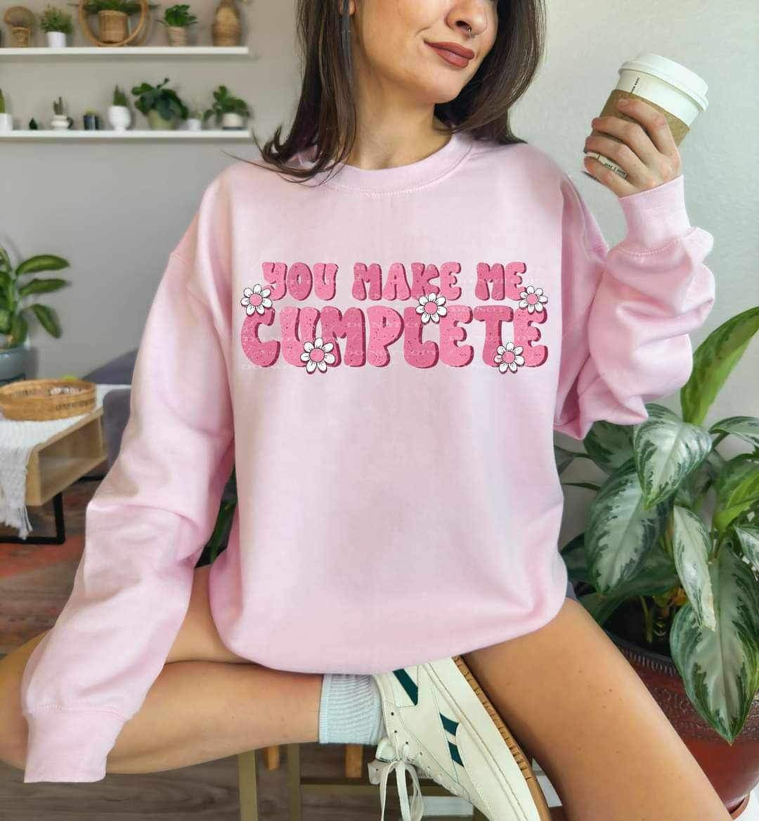 You make me cumplete pink LYTTLE 17104 DTF TRANSFER