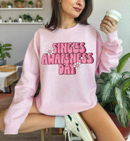 Singles awareness day pink LYTTLE 17102 DTF TRANSFER