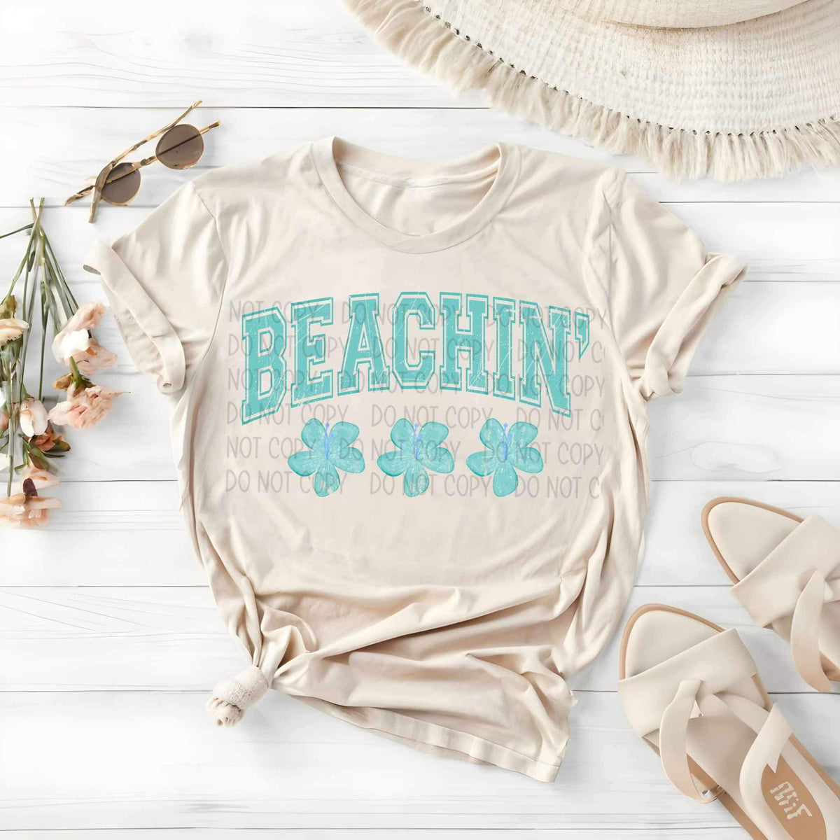 Beachin blue (SWD) 26749 DTF transfer