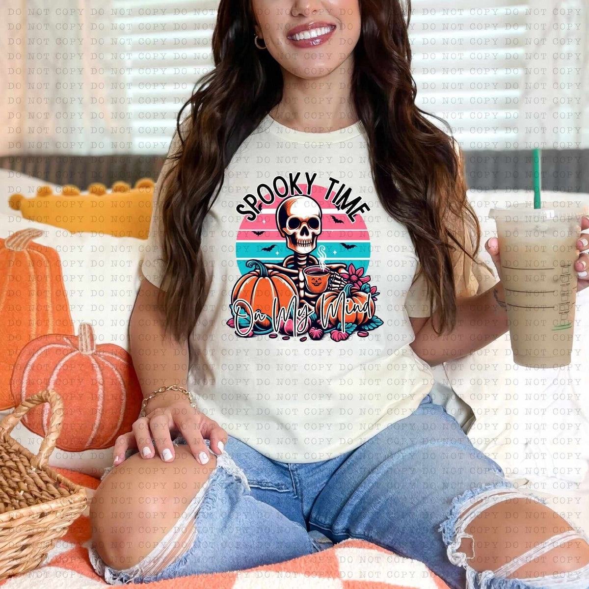 Spooky time on my mind 36784 DTF transfer