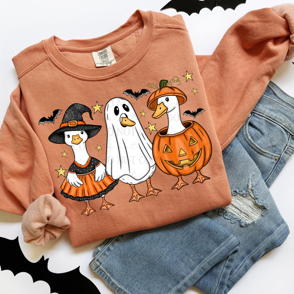 Spooky Goose ABD DTF transfer