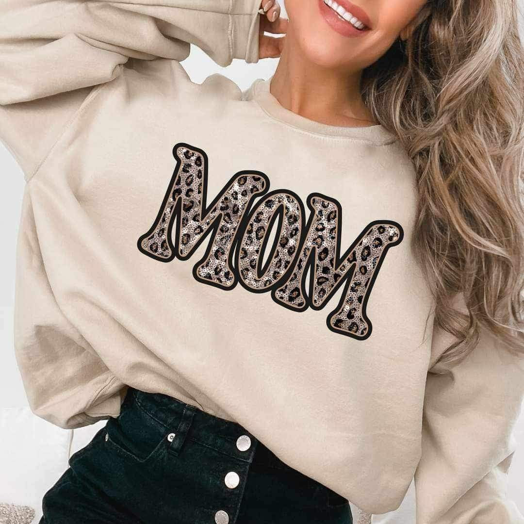 Mom sequin leopard 17152 DTF TRANSFER
