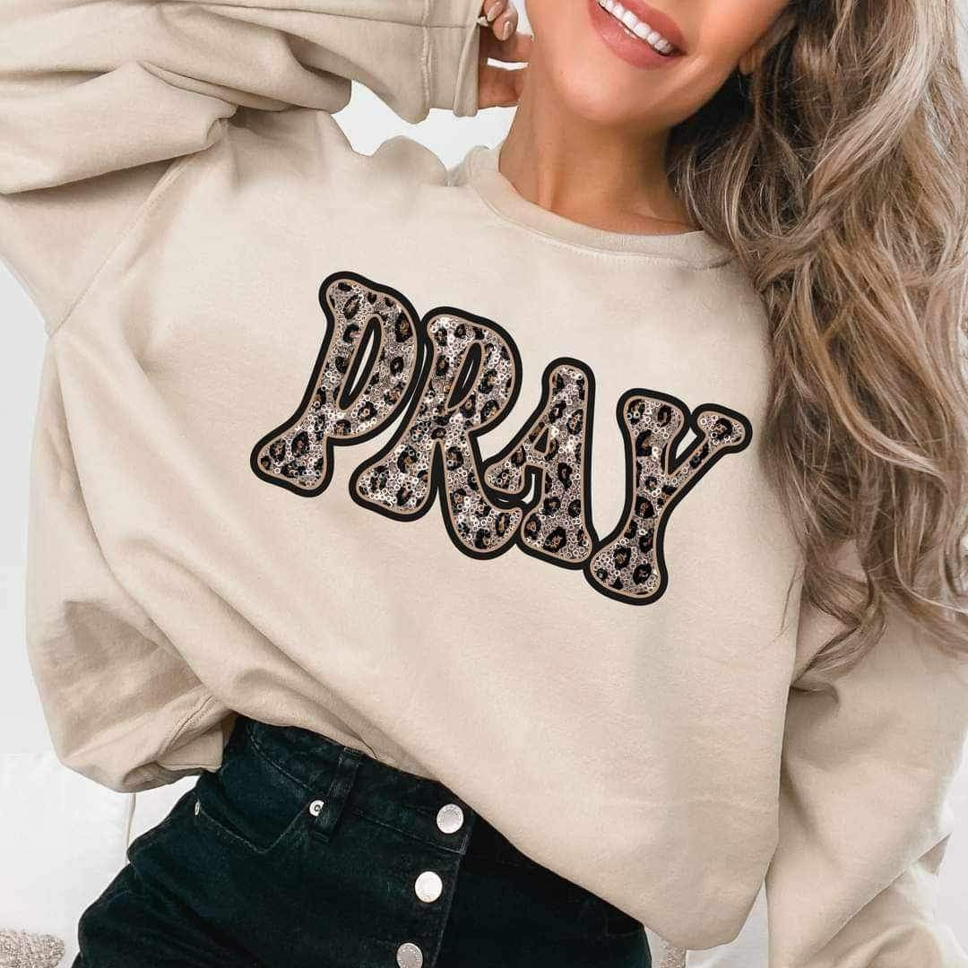 Pray sequin leopard 17150 DTF TRANSFER